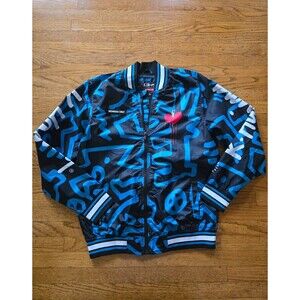 Members Only x Keith Haring “Tokyo Pop” Windbreaker Jacket Coat Men's Small
